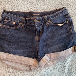 Banana Republic cuffed jean shorts.